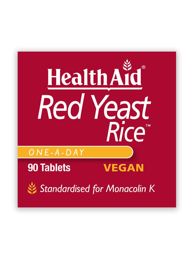 HealthAid Red Yeast Vegan - 90 Vegan Tablets
