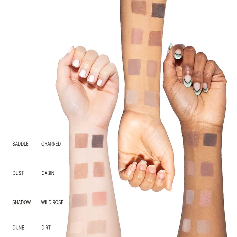 [Australia] - Neutral Eyeshadow Palette Desert Roadtrip - Micro Palm Palette | 8 Foolproof Neutral Eyeshadows, High Pigment Vegan, travel size, matte, chic neutral tones 