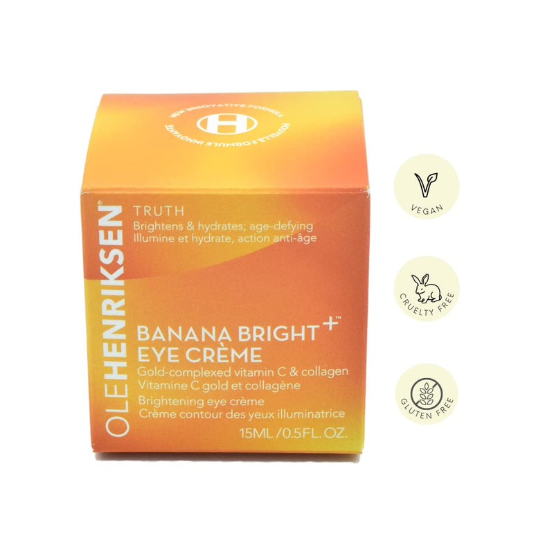 Ole Henriksen Olehenriksen Banana Bright+ Vitamin C Eye Crème 0.5 oz, 0.50 Ounce (Pack of 1) | 0.50 Ounce (Pack of 1) 0.5 Ounce (Pack of 1)
