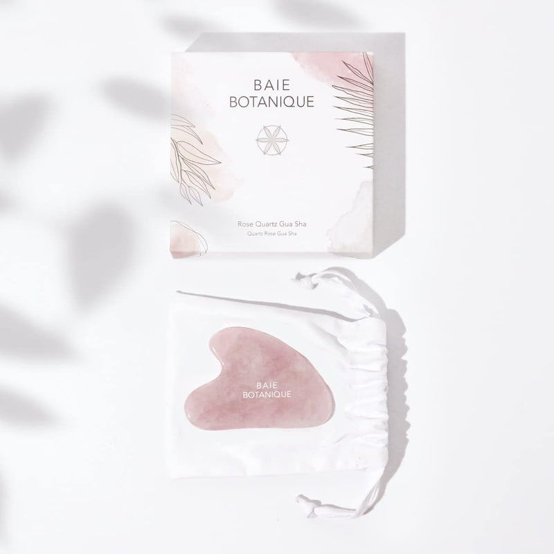 Baie Botanique Rose Quartz Gua Sha