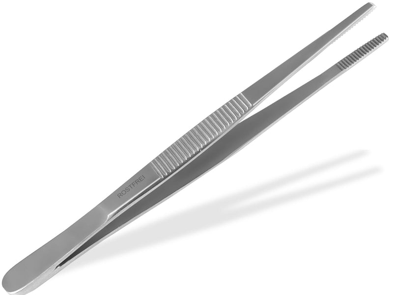 [Australia] - Straight anatomical tweezers 9.0 cm made of professional quality stainless steel 