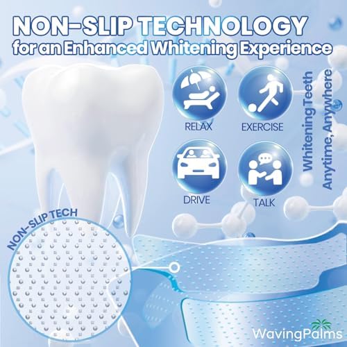 [Australia] - Sensitive Teeth Whitening Strips Kit: Professional Dental Whitening Set - Hydrogen Peroxide-Free Treatments for Whiter Teeth - Effective & Gentle Teeth Whitener (42 Count (Pack of 1), Mint) 