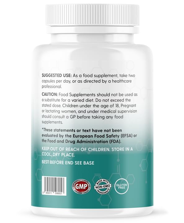 Vinco Phosphatidylserine Supplement - 120 High Strength Phosphatidylserine Capsules - 300mg Per Serving - Non GMO & Gluten Free (White) White