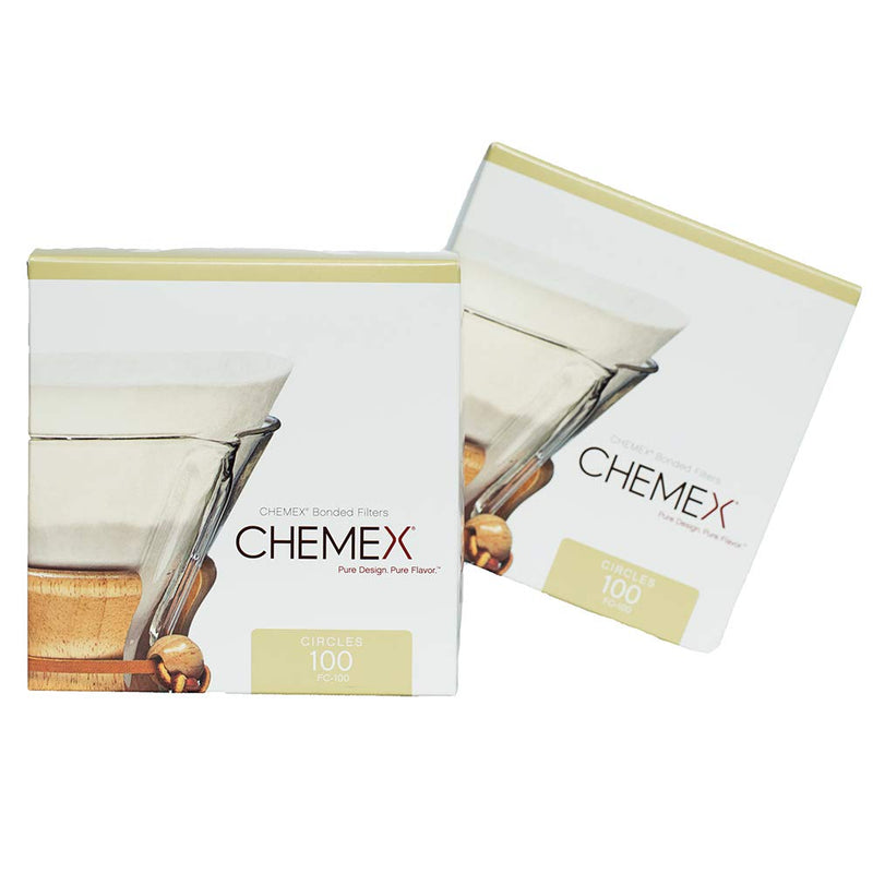 [Australia] - Chemex Bonded Filter - Circle - 100 ct - 2 Pack - Exclusive Packaging 