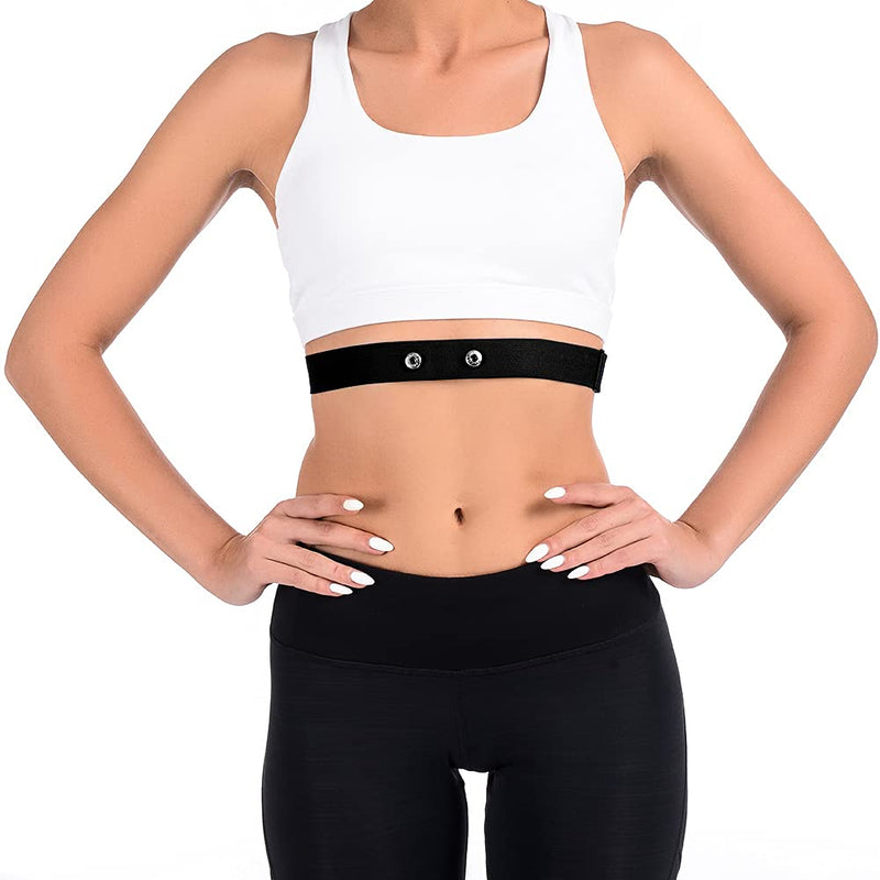 [Australia] - Heart Rate Monitor Chest Strap fits for Polar H7 H9 H10 Wahoo Tickr Garmin HRM,Multi-Packs Standard Black-1pack 