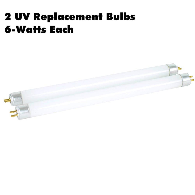 [Australia] - DynaTrap 32050 6-Watt UV Replacement Bulbs for 1 Acre DynaTrap Mosquito & Flying Insect Trap Models DT2000XL and DT2000XLP - 2 Bulbs,White 2 Count (Pack of 1) 