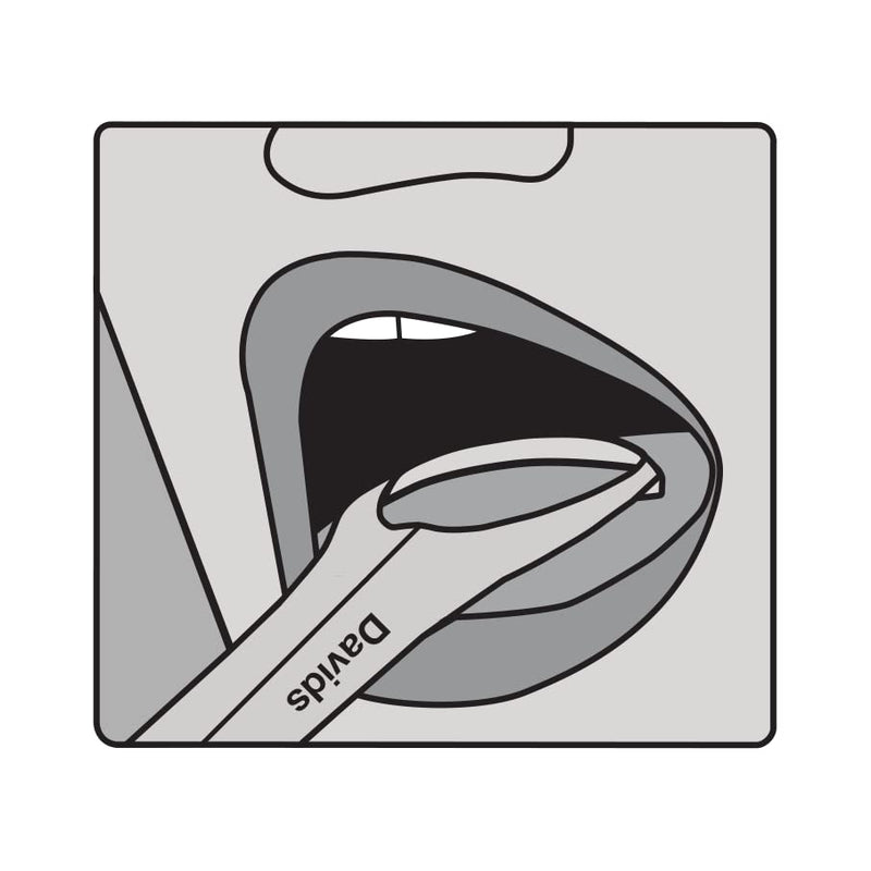 [Australia] - Davids 100% Medical Grade Stainless Steel Professional Tongue Scraper, Made in USA 