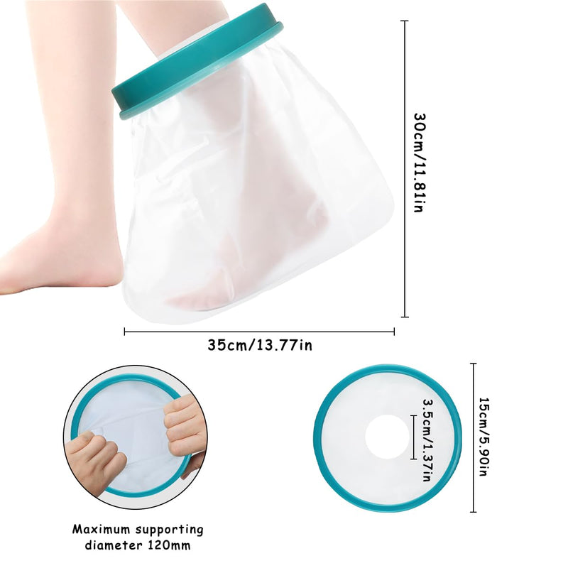 [Australia] - Suevut Cast Protection Waterproof Leg Child/Adult, Medical Consumables for Cast Protection, Shower Protection Leg, Leg Protection When Bathing, Reusable Shower Protection Foot 