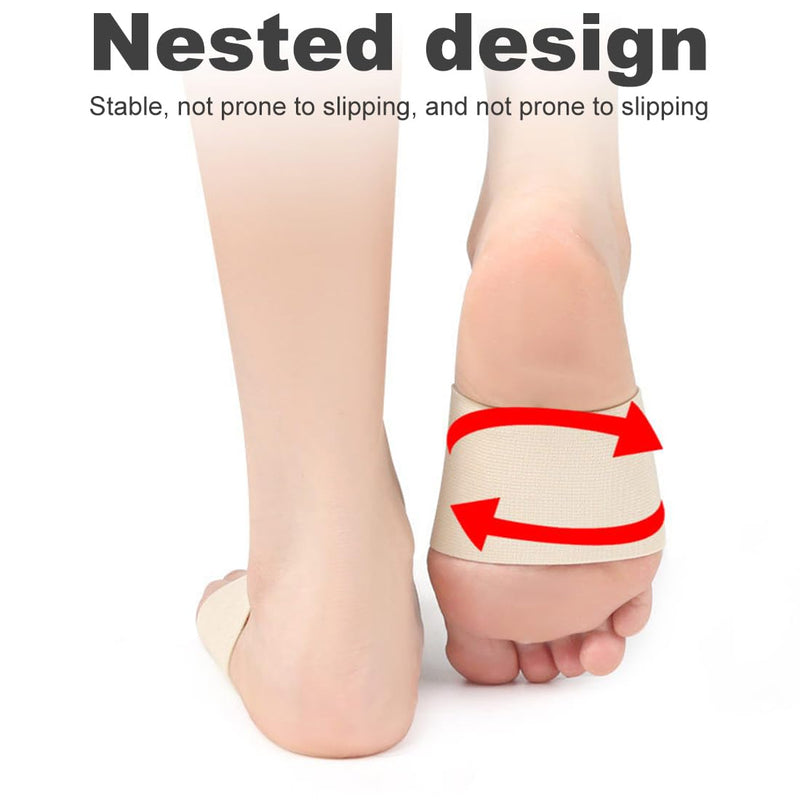 [Australia] - Foot bandage metatarsal, 2 pairs of foot bandage metatarsal immediate pain relief for flat feet, splay feet, heel spurs, plantar fasciitis foot bandage midfoot with arch support 