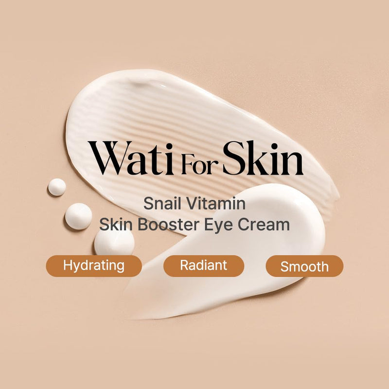 Snail Vitamin Skin Booster Eye Cream – Firming & Hydration for Delicate Eye Area – Vitamin-Enriched, Soothing, and Moisture-Locking Care, Korean Skin Care (30ml / 1.01 Fl Oz) Sanil Vitamin Skin Booster