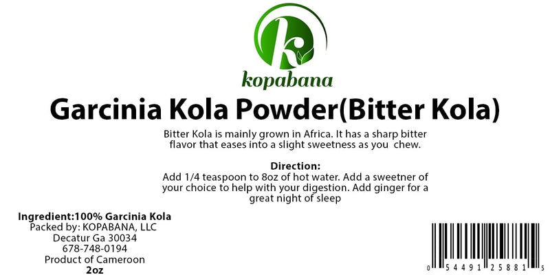 [Australia] - Garcinia Kola Powder/Bitter Kola Powder / 2 OZ 