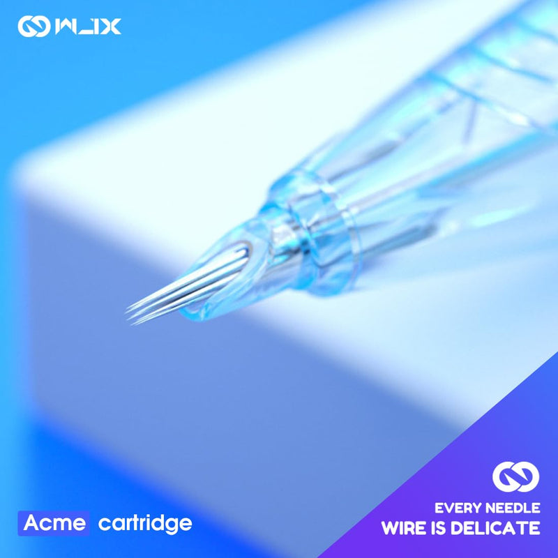 [Australia] - WJX Tattoo Cartridges 20Pcs Disposable Needles Round Liner 0803RL 