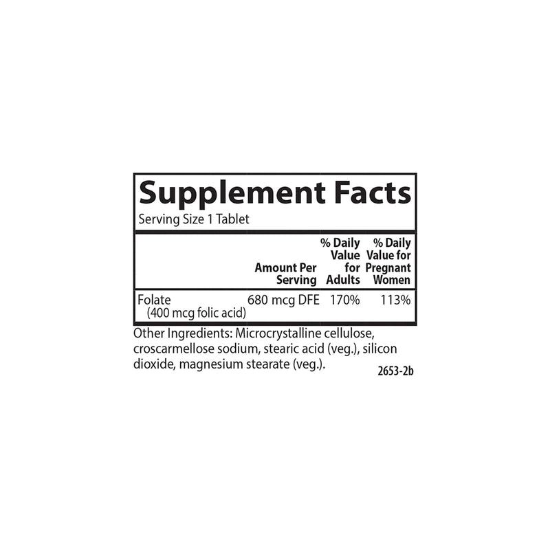 Carlson - Folic Acid, 400 mcg, Provides Important Prenatal Support, Fetal Development, 300 Tablets (Pack of 2) 300 Count (Pack of 2)