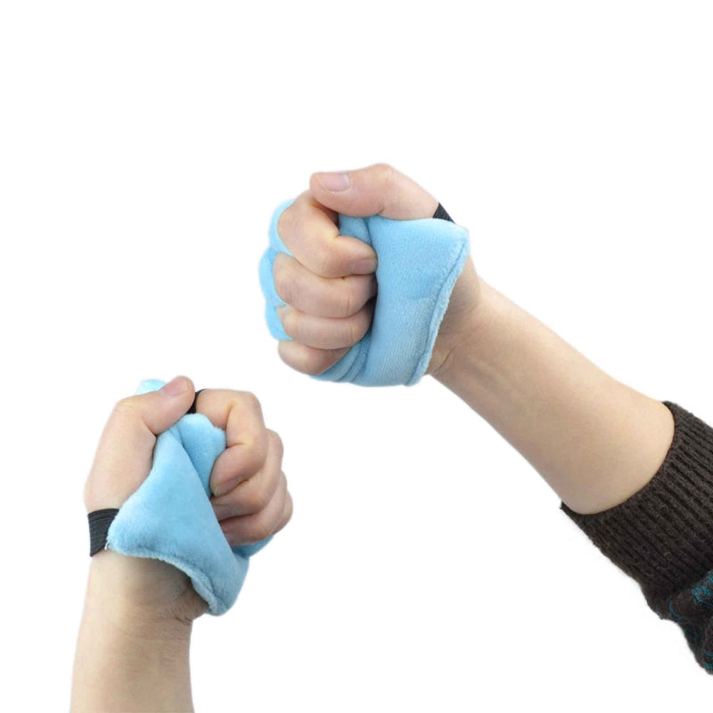 rainbowstar 1 Pair Palm Protector with Finger Separators for Contracture Prevention Pad Comfortable Hand Cushion