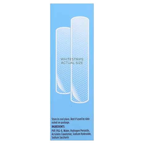 Crest 3D Whitestrips, Noticeably White, Teeth Whitening Strip Kit, 20 Strips (10 Count Pack)