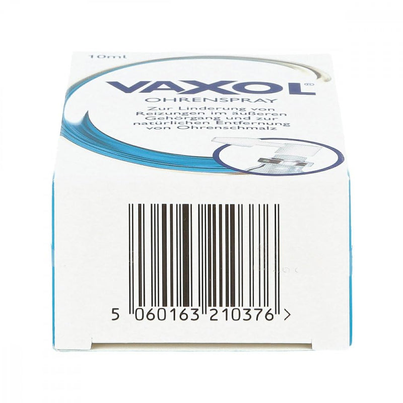 [Australia] - Vaxol EAR SPRAY: Removes excess and hardened earwax - Relieves itching & irritation - Pump spray system - Suitable for all ages (1+) - 10ml 