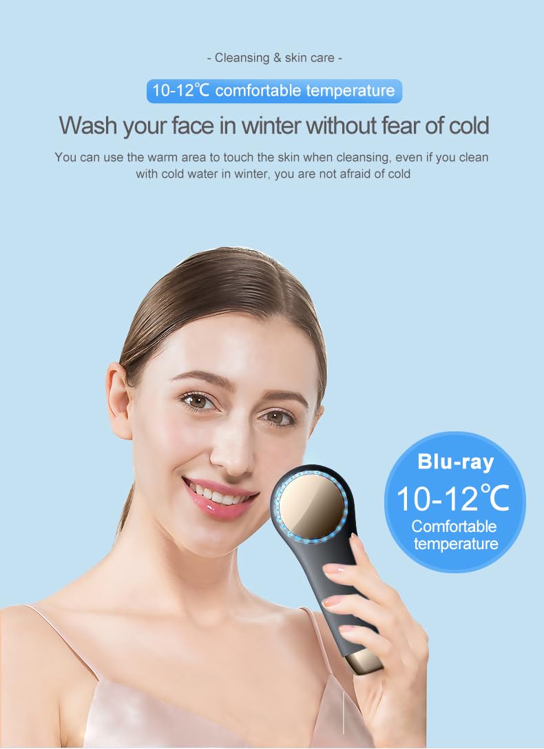 Rechargeable Silicone Electric Face Scrubber – Vibrating Facial Cleansing Brush for Deep Cleansing & Exfoliation, Waterproof, Gentle on Skin, for Men & Women Black