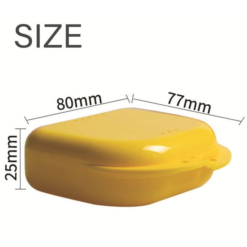 [Australia] - Pack of 6 braces box, denture box, tooth splint box, braces box, denture storage, for denture box, denture box, funny bite splint, grinding splint 