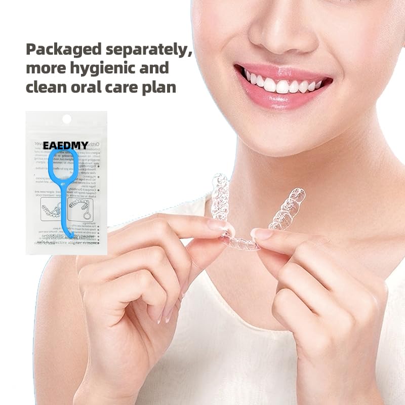 24PCS Clear Aligner Removal Tool for Invisible Removable Braces Retainers and Dentures, Dental Grade Personal Orthodontic Solution Accessories (24pcs) 24pcs