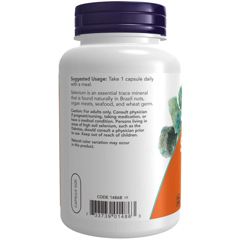 [Australia] - NOW Foods Selenium 200 mcg VCaps, 180 ct (180) 