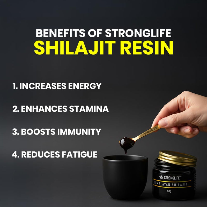 Shilajit Resin – Pure Himalayan Shilajit Gold with High Fulvic Acid | 50g Jar of Authentic Natural Mineral Resin for Energy, Vitality & Performance | Premium Shilajit Supplement UK