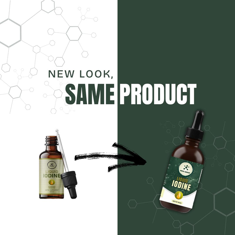 [Australia] - Iodine Liquid Drops | Clear & Colorless Liquid | 50ml - 250mcg/Serving | High-Purity Dietary Supplement 