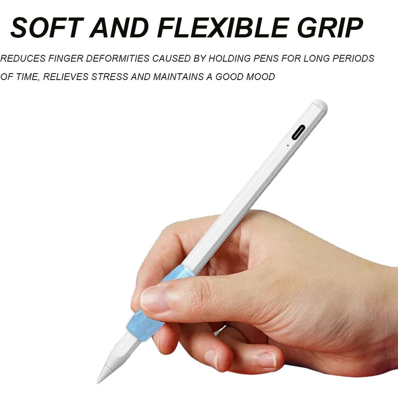 [Australia] - CCLKHY Pack of 4 silicone pen grips, writing aid grip, pencil grips, for children, students 