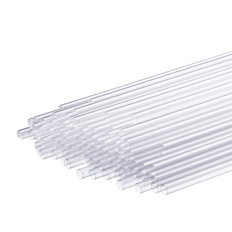 [Australia] - Comfy Package [250 Count] 7.75" High Clear Straws, Disposable Plastic Drinking Straws - Clear 250 Count 