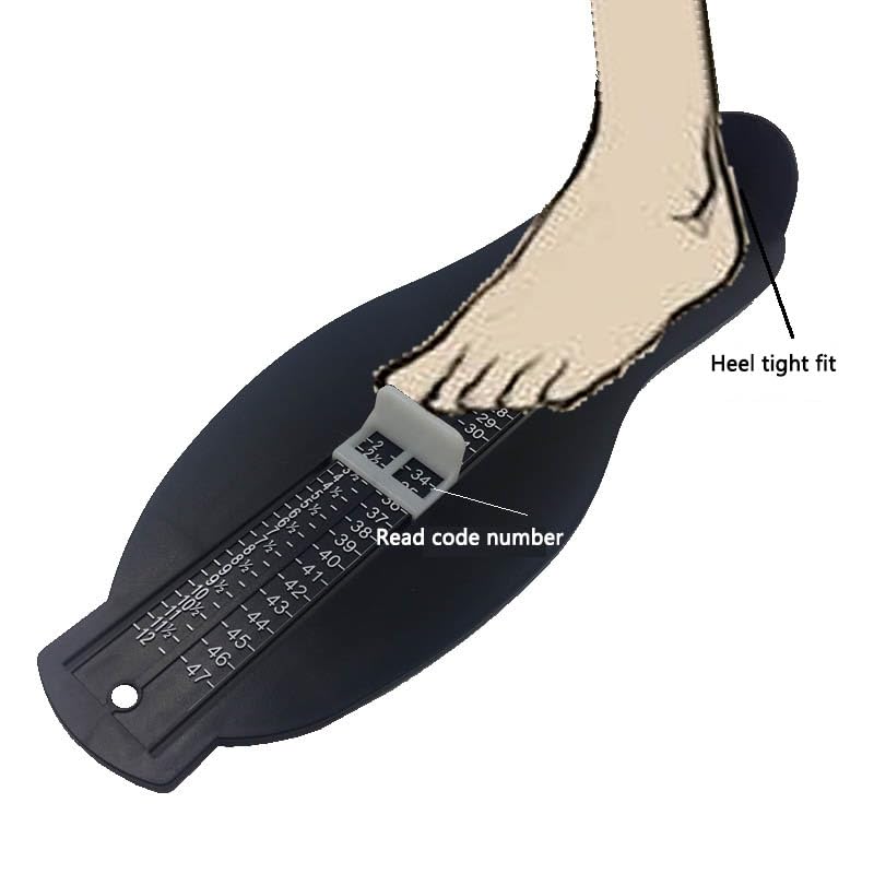 [Australia] - Thapncow foot measuring device, foot measuring device, shoe sizer, deal for determining the size of shoes, shoe sizer for children, shoe size measuring device with 1 measuring tape feet (black) 