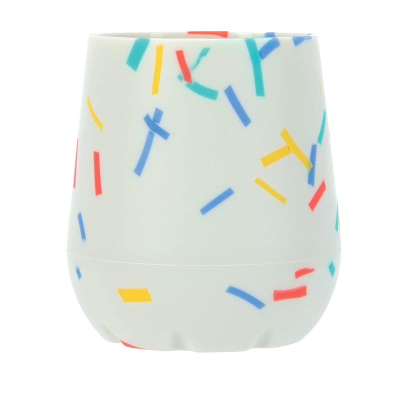 Nuby Silicone Confetti/Sprinkles First Open Training Cup for Baby: 2oz 1 Count