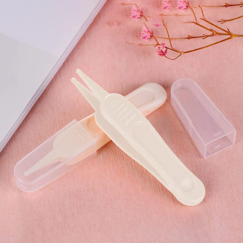 [Australia] - GSHLLO 6 Pcs Baby Nasal Tweezers Nose Cleaning Tweezers Infant Booger Pickers Removers Ear Cleaning Clips Care Tools for Baby 