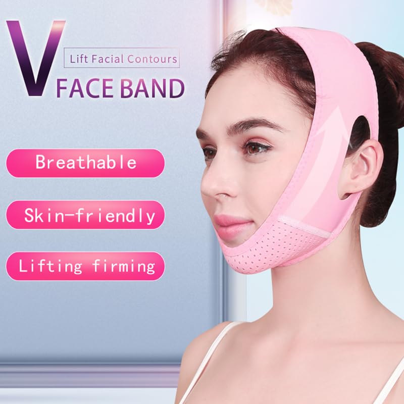 V-Line Face Slimming Strap, Double Chin Reducer Mask, Adjustable Facial