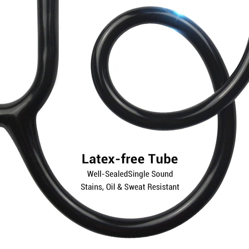 [Australia] - SCIAN Stethoscope for Nurse - Deluxe Single Head Stethoscope for Medical and Clinical Use, Perfect Work for Nurse Doctor Pediatric Infant (Black) 