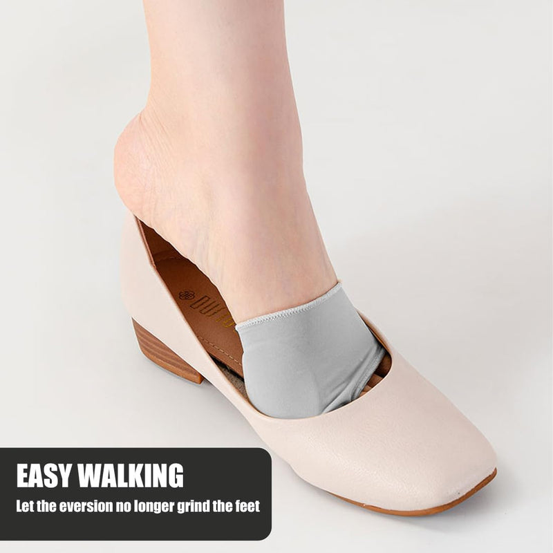 [Australia] - 2 pairs of hallux valgus socks with gel pad protection, hallux valgus correction, hallux valgus retractor, toe spreader, adjustable foot corrector, toe valgus spacer with silicone protection 