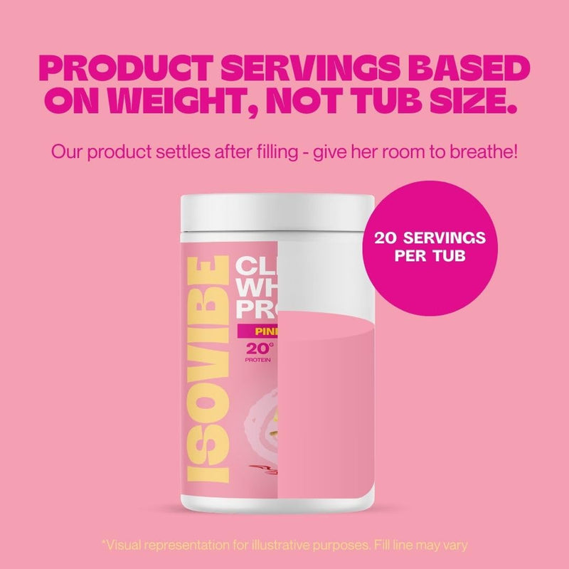 Clear Whey Protein Powder Pink Lemonade (20 Servings) Refreshing Protein Water | Zero Added Sugar | High Protein 20g Per Serving 20 Servings