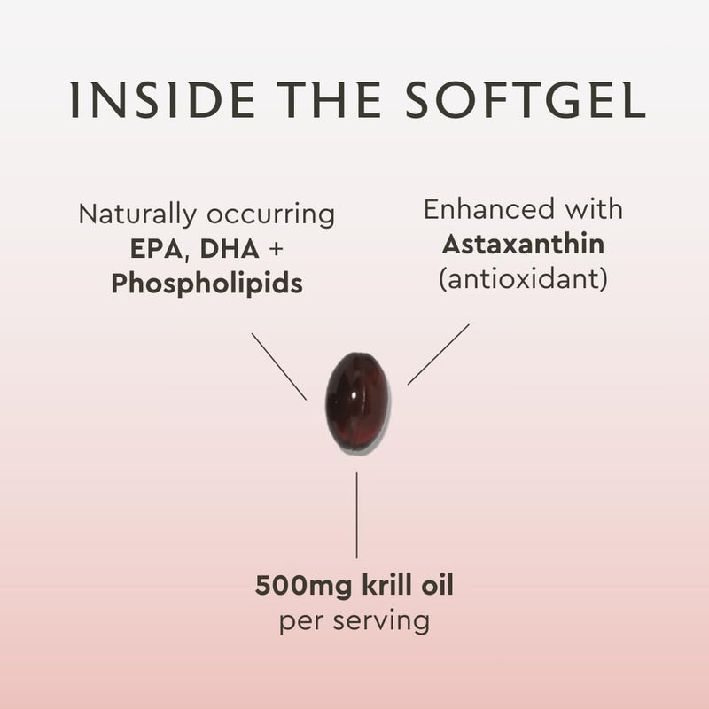[Australia] - Alaya Naturals - Antarctic Krill Oil 500mg Supplement with Phospholipids, EPA/DHA Omega 3 & Astaxanthin - Non-GMO - PCB Tested Krill Oil - 60 Softgels 