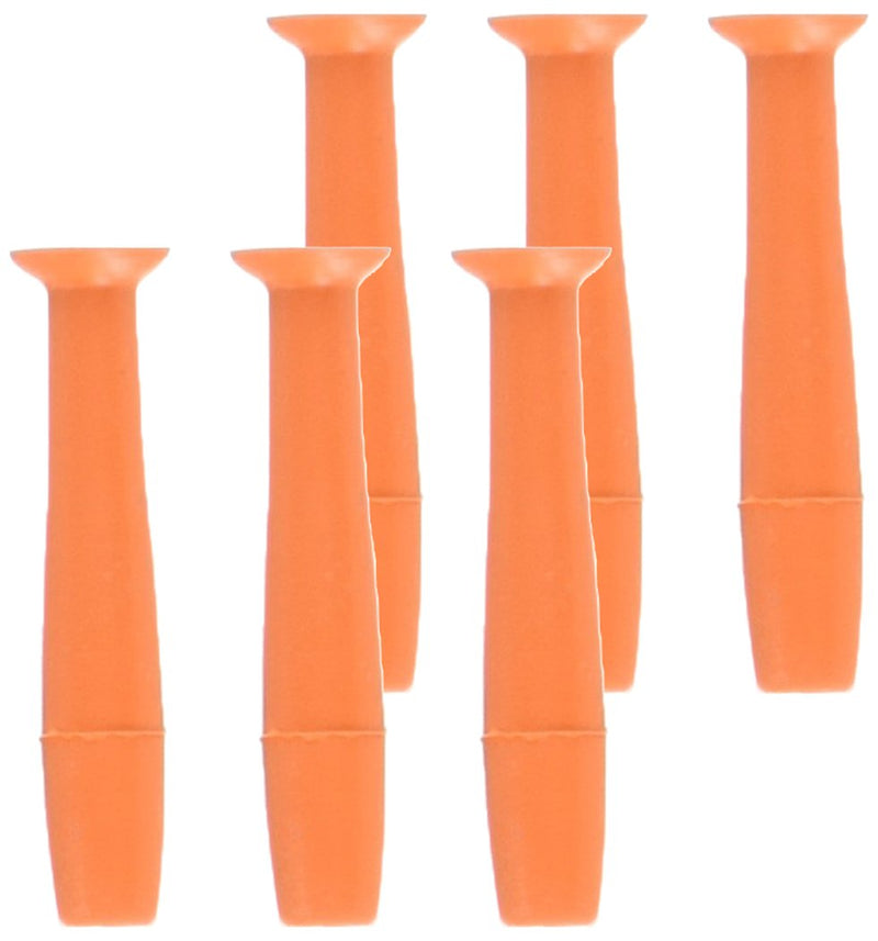 [Australia] - DMV Ultra Hard Contact Lens Remover (Orange, 6 Count (Pack of 1)) 