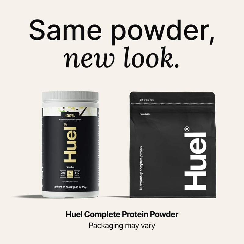 Huel Vegan Protein Powder | Strawberry | Complete Nutrition | 20g Protein | 26 Servings | 100% Plant-Based | 27 Vitamins & Minerals, Gluten Free, Non-GMO, Lactose Free 26.6 Ounce (Pack of 1)