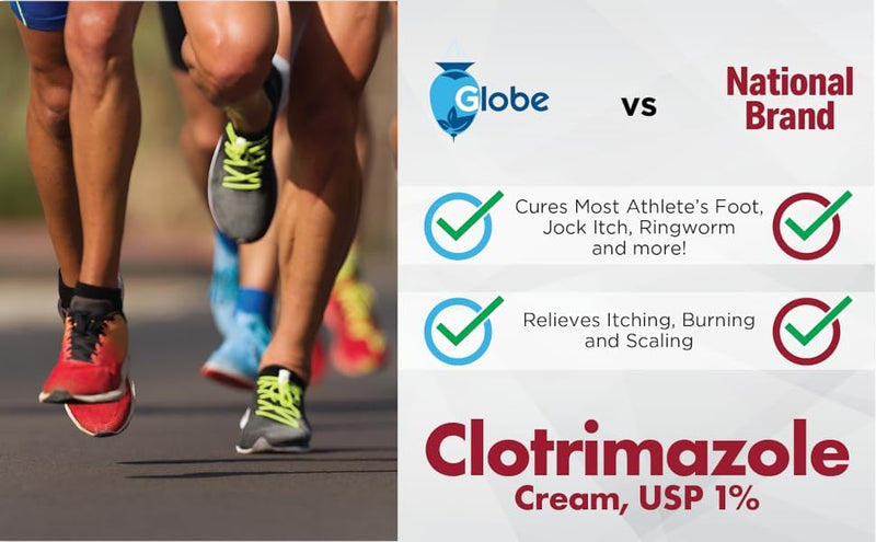 [Australia] - Globe 1% Topical Clotrimazole Solution 10ml Bottle (0.33 Fluid Ounce Liquid) for Athlete‚Äôs Foot, Jock Itch, Ringworm Fast-Acting Relief- Extra Strength Formula for Itching,Irritation & Skin Protection 
