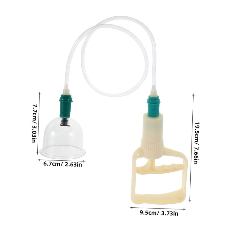 [Australia] - FRCOLOR 1set Cupping Kit Handheld Vacuum Pump for Chinese Cupping Therapy Home Use Moisture Removal Tools with User-Friendly Design 