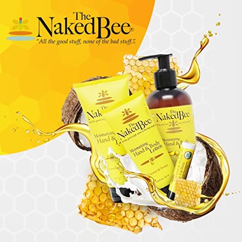 [Australia] - The Naked Bee Lavender and Beeswax Hand Cream (8 oz) Intensive Nourishing Cream for Smoother and Softer Hand - Unscented Deep Moisture and Repair for Dry Skin Lavender & Beeswax 8 Fl Oz (Pack of 1) 