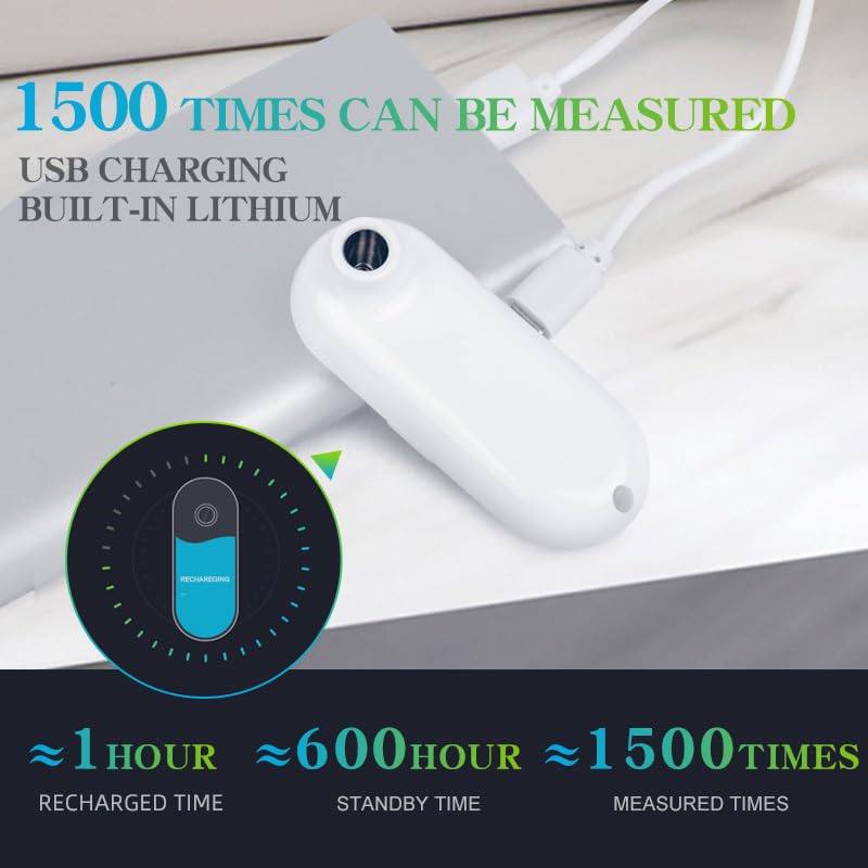 [Australia] - Medical Forehead Thermometer, Rechargeable Thermometer for Adults and Kids, Portable Infrared Digital Thermometer with Fever Alarm and LCD Display, Fast Accurate 1s Instant Results (Black) 