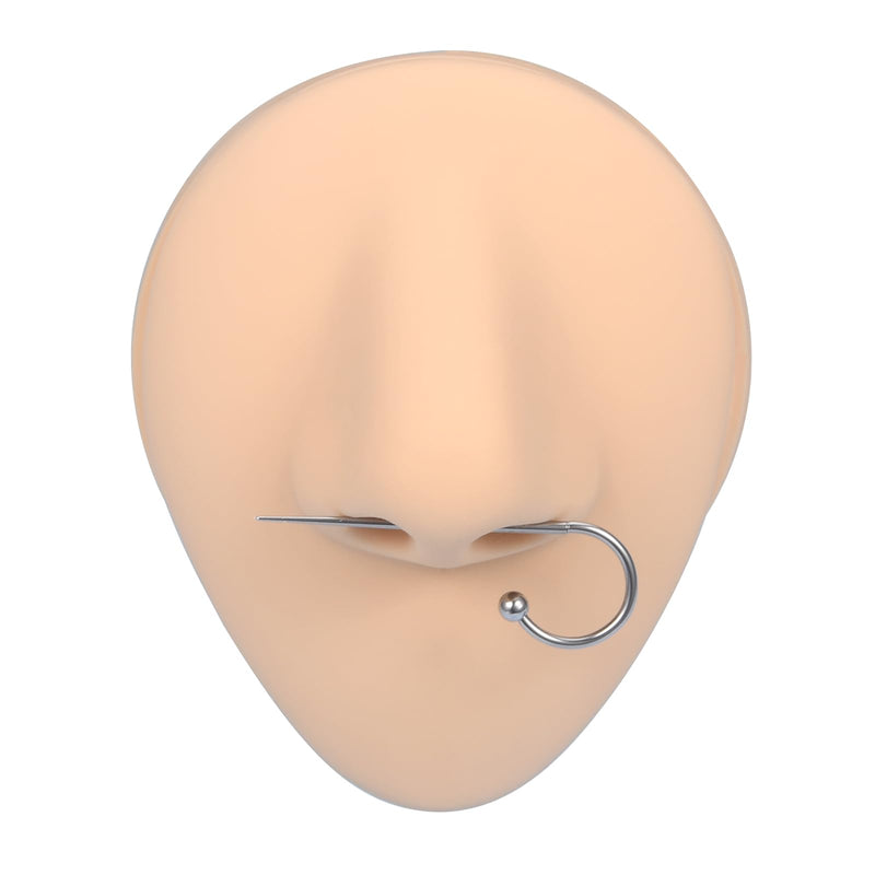 [Australia] - DJCIW Piercing Kit With Disposable 12G 14G 16G 18G Needles, Clamps, Taper for Belly Button, Nose, Septum, Nipple, Tongue, Eyebrow, Lip 1-horseshoes for all piercing 