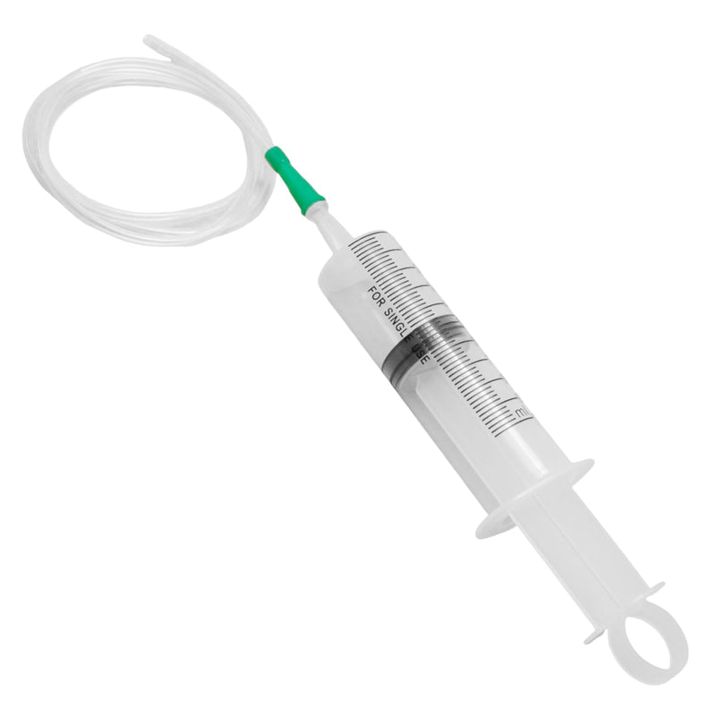 [Australia] - 5 pcs 100ml Large Plastic Syringe with 5 pcs 39" Handy Plastic Tubing, Suitable for Science Experiments, Plant Watering, Pet Feeding 