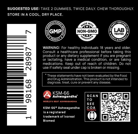 [Australia] - 4,050mg Libido Booster for Women KSM-66 Ashwagandha Gummies w. 30x Strength Red Maca Root - Strongest Female Libido Mood Booster + Hormone Balance for Women Cortisol Reducer & Stress Relief Gummy 