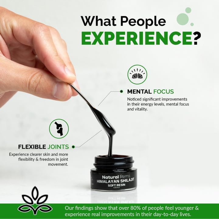 [Australia] - Organic Shilajit - Shilajit Pure Himalayan Organic - Pure Shilajit Fulvic Acid Supplement - Shilajit Energy and Focus Supplement - Holistic Health Supplements‚Ä¶ Natural 