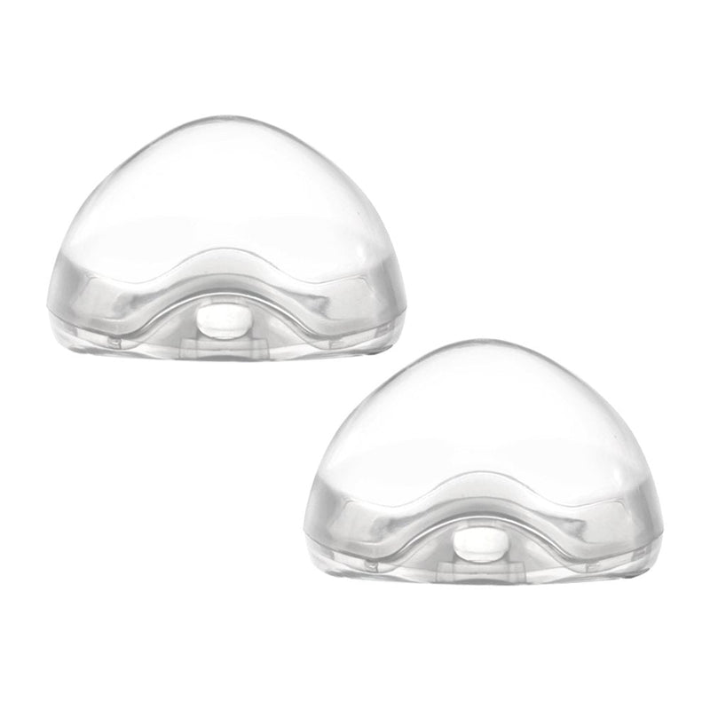 [Australia] - Accmor Pacifier Case, Pacifier Holder Case, Pacifier Container for Travel, BPA Free, Transparent, 2 Pack 2 Count (Pack of 1) 