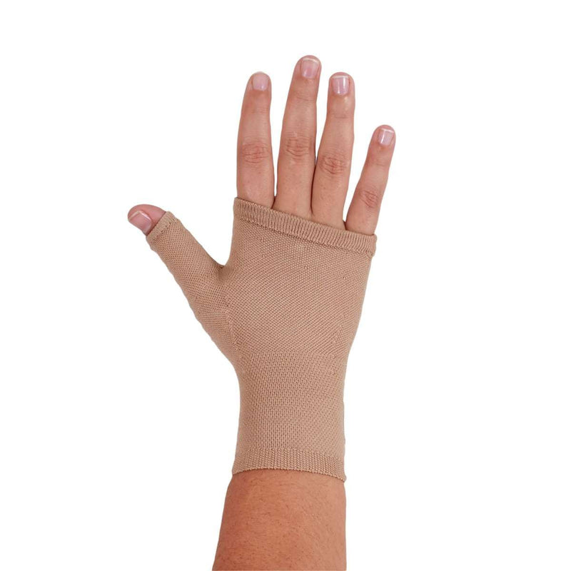mediven Harmony Seamless Lymphedema 20-30 mmHg Compression Gauntlet for men and women II Sand