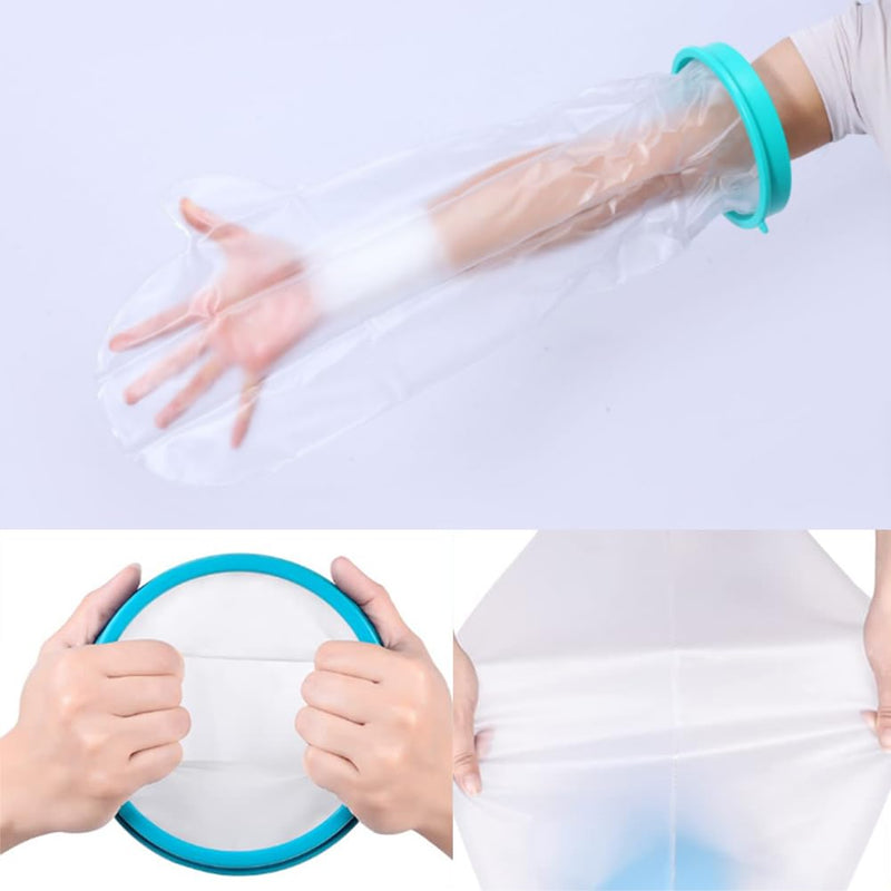 [Australia] - Gurxi Plaster Protection Waterproof Arm Shower Protection Arm Hand Plaster Protection Arm Waterproof Waterproof Bandage Protection Arm, Medical Consumables for Adults The Plaster Protection for Shower, Bath, 60cm 