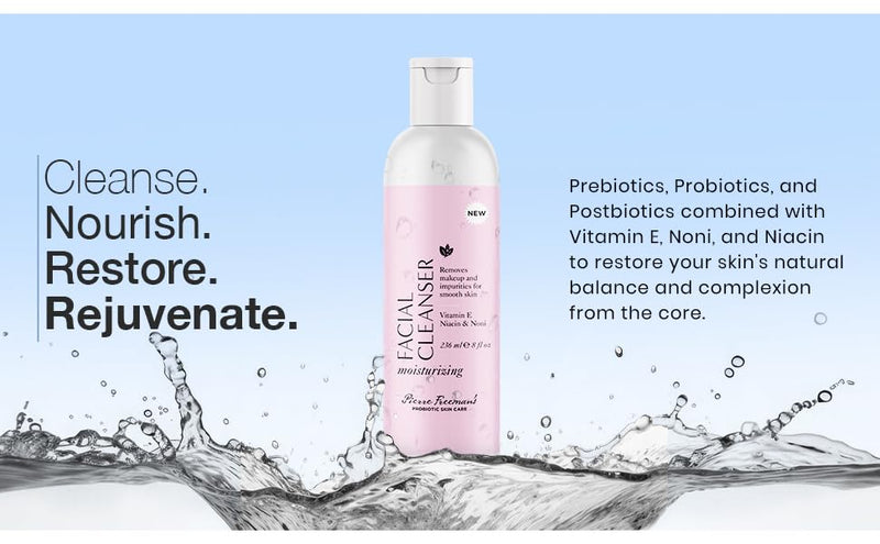 Pierre Freeman's Moisturizing Facial Cleanser with Vitamin E, Niacin, and Noni (8 oz.)